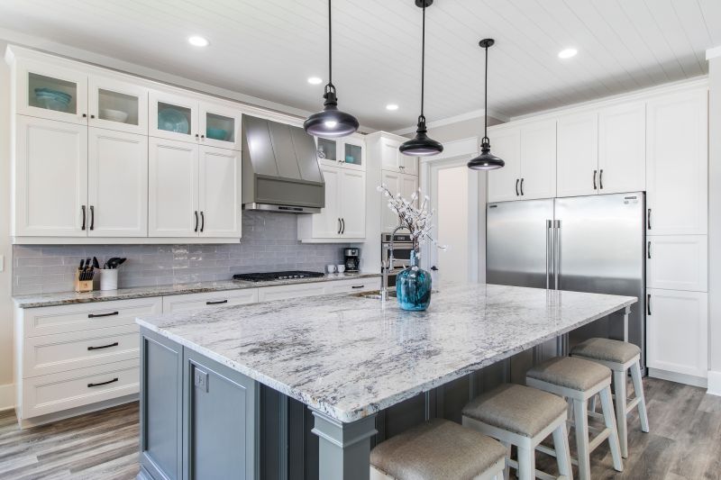 White Kitchen Cabinets Installation - Kitchen Cabinet Installation Memphis, Tennessee